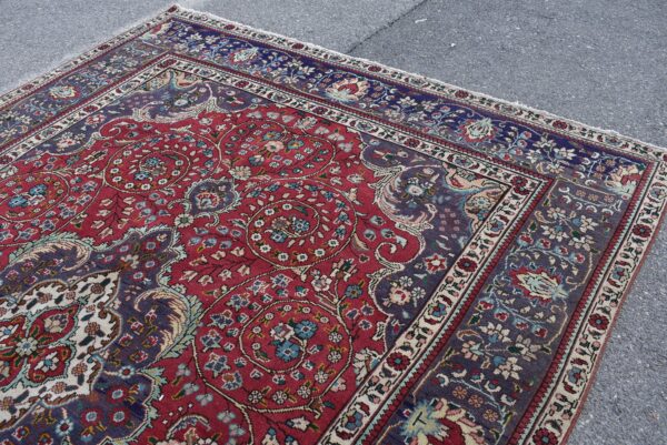 6.8 ft. x 10 ft. Vintage Turkish Rug TR03367 Image 4