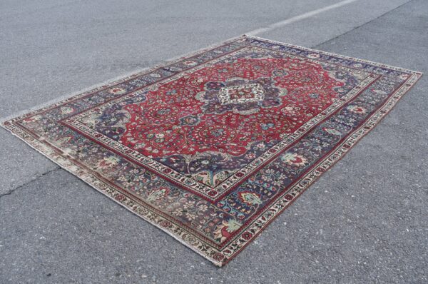 6.8 ft. x 10 ft. Vintage Turkish Rug TR03367 Image 1