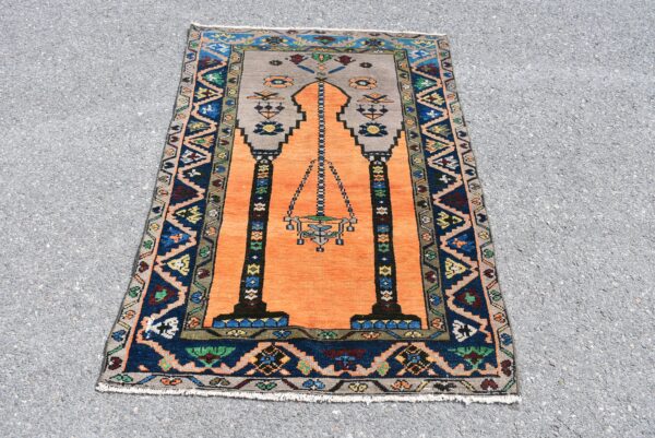 3.1 ft. x 5 ft. Vintage Turkish Rug TR03387 Image 2