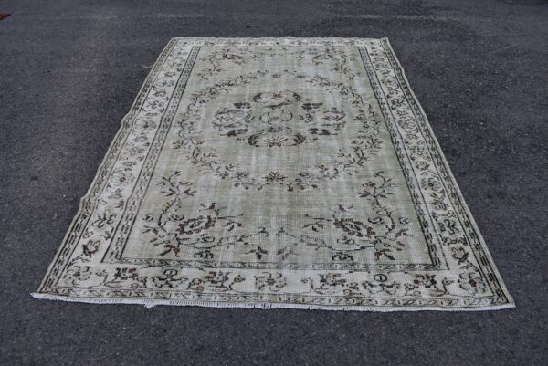 6.2 ft. x 8.7 ft. Vintage Turkish Rug TR03557 Image 3