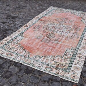 5.4 ft. x 9 ft. Vintage Turkish Rug TR03577 Image 1