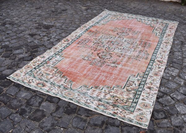 5.4 ft. x 9 ft. Vintage Turkish Rug TR03577 Image 1