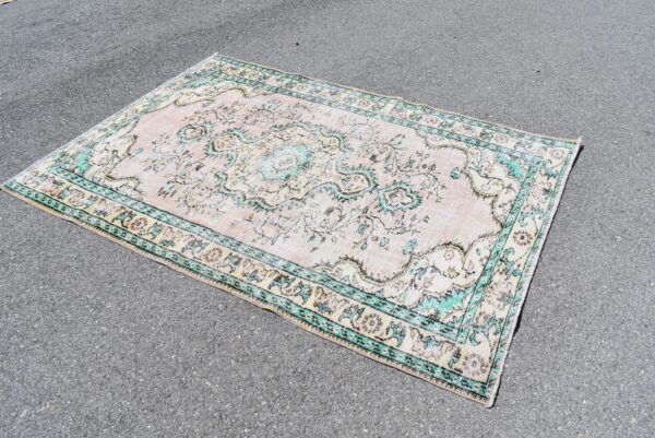 5.1 ft. x 7.4 ft. Vintage Turkish Rug TR03707 Image 3