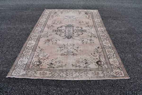 6 ft. x 9.2 ft. Vintage Turkish Rug TR03757 Image 2