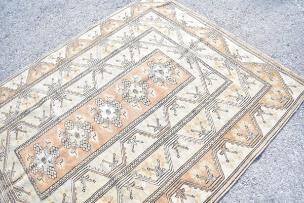 5.3 ft. x 7.1 ft. Vintage Turkish Rug TR04037 Image 4