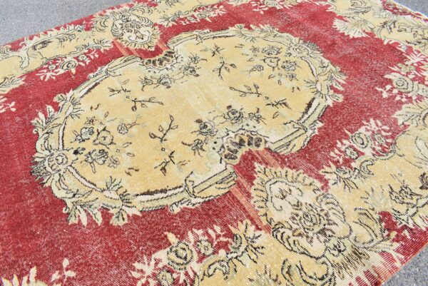 6.6 ft. x 9.6 ft. Vintage Turkish Rug TR04097 Image 5