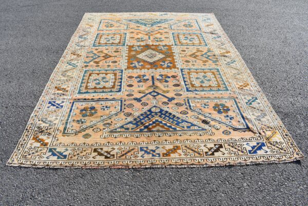 6.5 ft. x 9.1 ft. Vintage Turkish Rug TR04247 Image 2