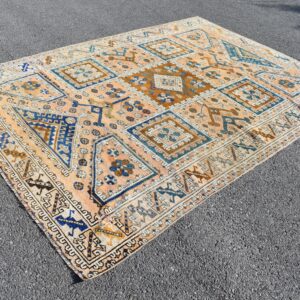 6.5 ft. x 9.1 ft. Vintage Turkish Rug TR04247 Image 1