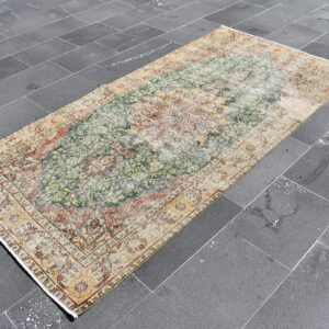 3.6 ft. x 7.4 ft. Vintage Turkish Rug TR04377 Image 1