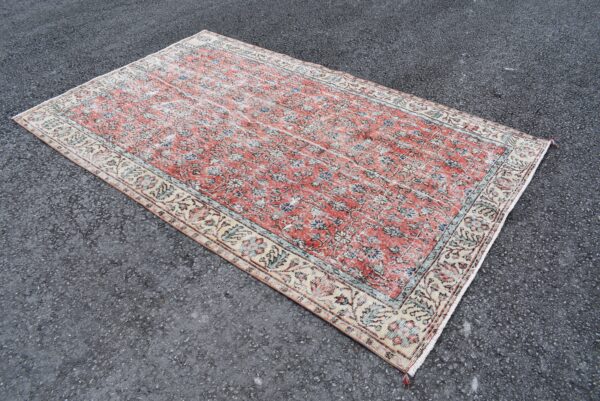 5.3 ft. x 8.3 ft. Vintage Turkish Rug TR04667 Image 3