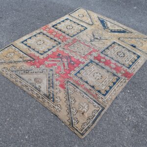 4 ft. x 5.2 ft. Vintage Turkish Rug TR04687 Image 1