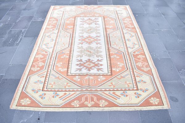 5.3 ft. x 7.3 ft. Vintage Turkish Rug TR04697 Image 2