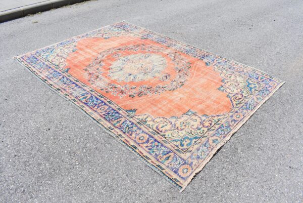 6.1 ft. x 8.9 ft. Vintage Turkish Rug TR04747 Image 3