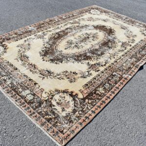 6.4 ft. x 10 ft. Vintage Turkish Rug TR04787 Image 1