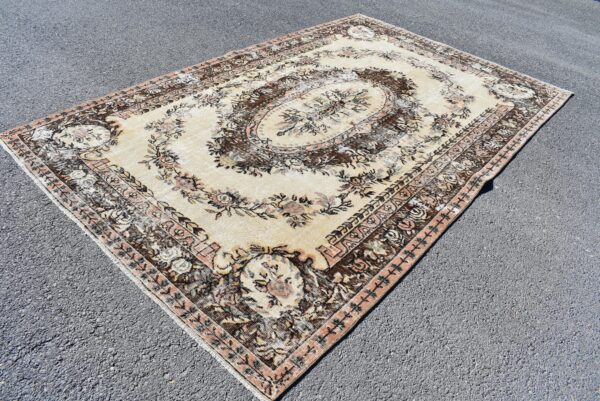 6.4 ft. x 10 ft. Vintage Turkish Rug TR04787 Image 1