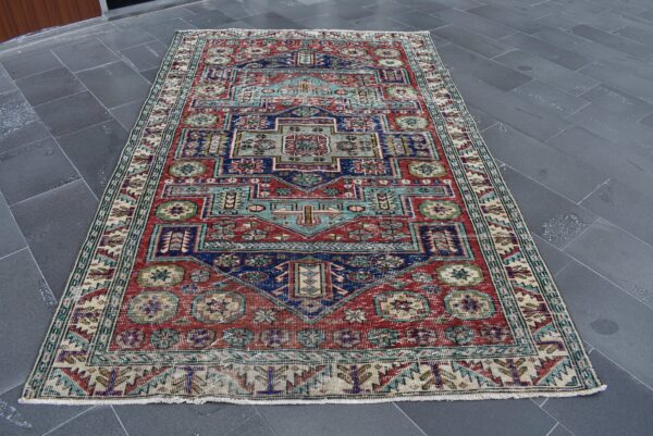 5.5 ft. x 8.8 ft. Vintage Turkish Rug TR04827 Image 2