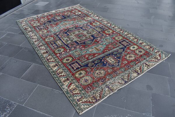 5.5 ft. x 8.8 ft. Vintage Turkish Rug TR04827 Image 3