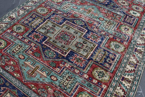 5.5 ft. x 8.8 ft. Vintage Turkish Rug TR04827 Image 5