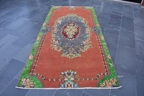 4.2 ft. x 8.9 ft. Vintage Turkish Rug TR04847 Image 2