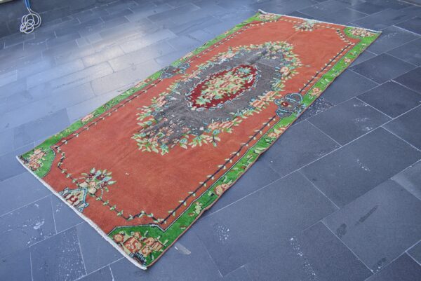 4.2 ft. x 8.9 ft. Vintage Turkish Rug TR04847 Image 1