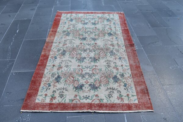 3.7 ft. x 6.3 ft. Vintage Turkish Rug TR04917 Image 2