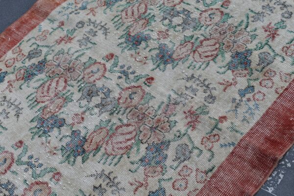3.7 ft. x 6.3 ft. Vintage Turkish Rug TR04917 Image 5