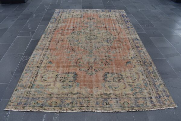 5.8 ft. x 9.5 ft. Vintage Turkish Rug TR04937 Image 2