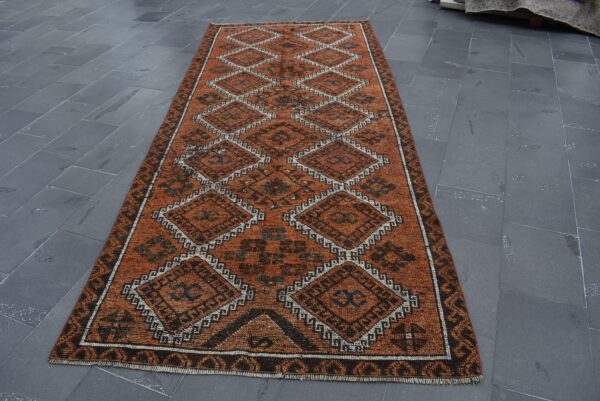 4.7 ft. x 10.9 ft. Vintage Turkish Rug TR04997 Image 2