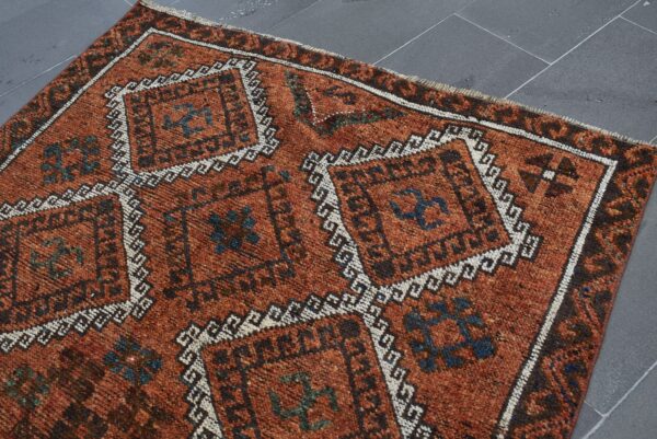 4.7 ft. x 10.9 ft. Vintage Turkish Rug TR04997 Image 4