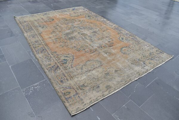 6.3 ft. x 9.1 ft. Vintage Turkish Rug TR05117 Image 3