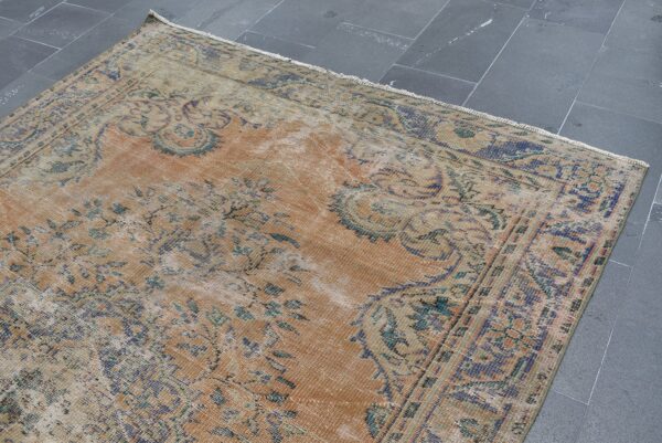6.3 ft. x 9.1 ft. Vintage Turkish Rug TR05117 Image 4