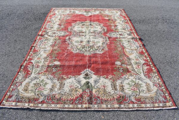6.1 ft. x 9.4 ft. Vintage Turkish Rug TR05417 Image 2