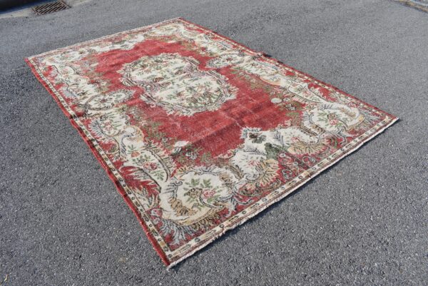 6.1 ft. x 9.4 ft. Vintage Turkish Rug TR05417 Image 3