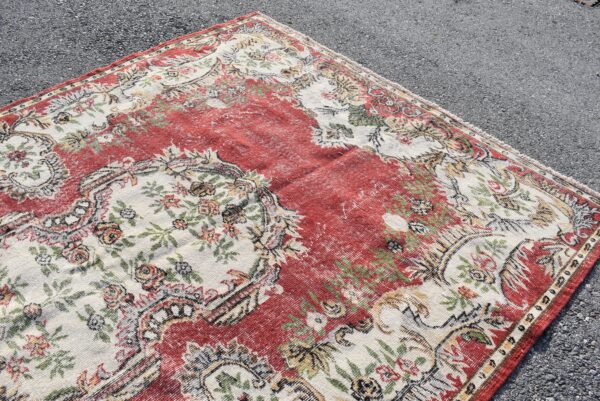 6.1 ft. x 9.4 ft. Vintage Turkish Rug TR05417 Image 4