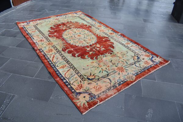 5.7 ft. x 9.1 ft. Vintage Turkish Rug TR05497 Image 3