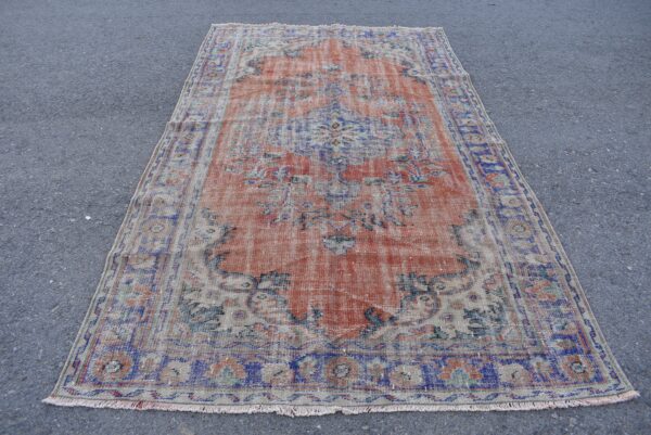 5.2 ft. x 9.1 ft. Vintage Turkish Rug TR05527 Image 2