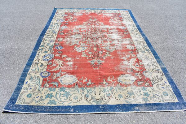 6.2 ft. x 9.6 ft. Vintage Turkish Rug TR05777 Image 2