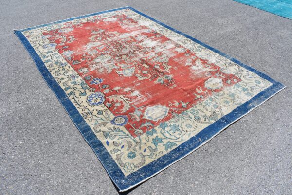 6.2 ft. x 9.6 ft. Vintage Turkish Rug TR05777 Image 3