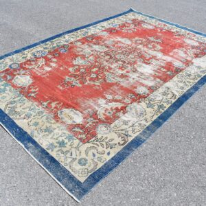 6.2 ft. x 9.6 ft. Vintage Turkish Rug TR05777 Image 1