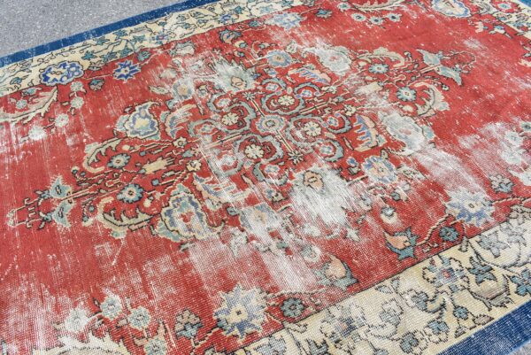 6.2 ft. x 9.6 ft. Vintage Turkish Rug TR05777 Image 5