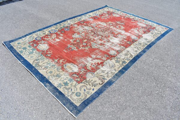 6.2 ft. x 9.6 ft. Vintage Turkish Rug TR05777 Image 1