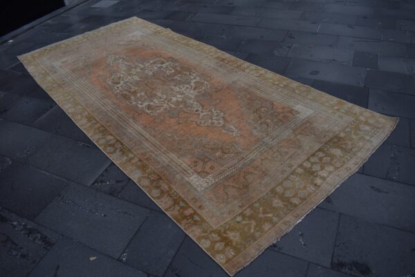 4.8 ft. x 10.6 ft. Vintage Turkish Rug TR05797 Image 3
