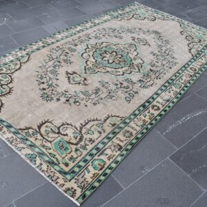 5.2 ft. x 9 ft. Vintage Turkish Rug TR05847 Image 1