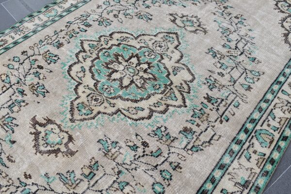 5.2 ft. x 9 ft. Vintage Turkish Rug TR05847 Image 5