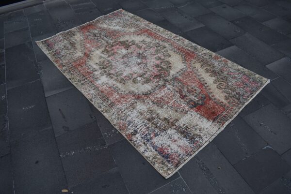 3.9 ft. x 6.7 ft. Vintage Turkish Rug TR05857 Image 3