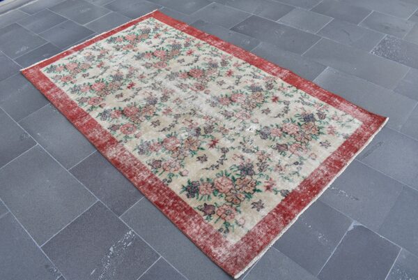 3.8 ft. x 6.6 ft. Vintage Turkish Rug TR05897 Image 3