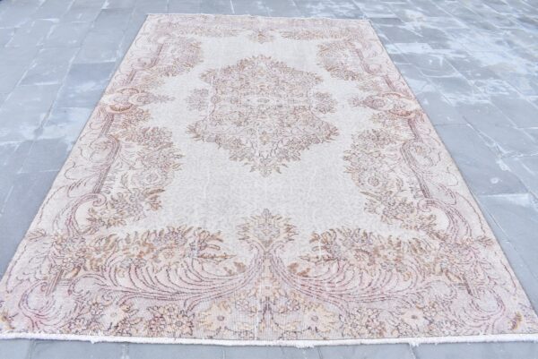 6.4 ft. x 10 ft. Vintage Turkish Rug TR06037 Image 2