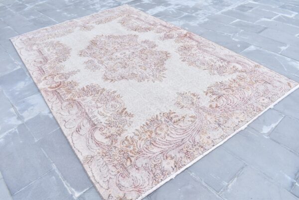 6.4 ft. x 10 ft. Vintage Turkish Rug TR06037 Image 3