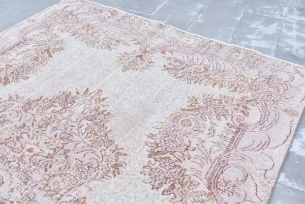6.4 ft. x 10 ft. Vintage Turkish Rug TR06037 Image 4