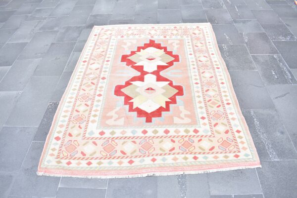 4.7 ft. x 6.3 ft. Vintage Turkish Rug TR06277 Image 3